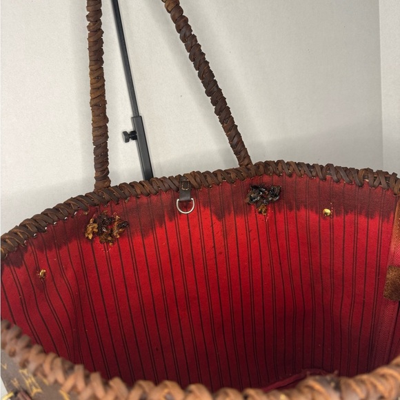 Louis Vuitton Neverfull MM Unique Fringe Boho Style. - Picture 9 of 15